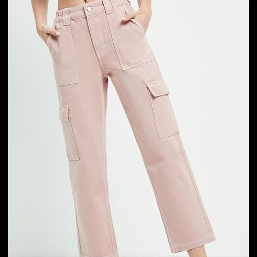 Pac Sun Pink Utility Cargo Pants
